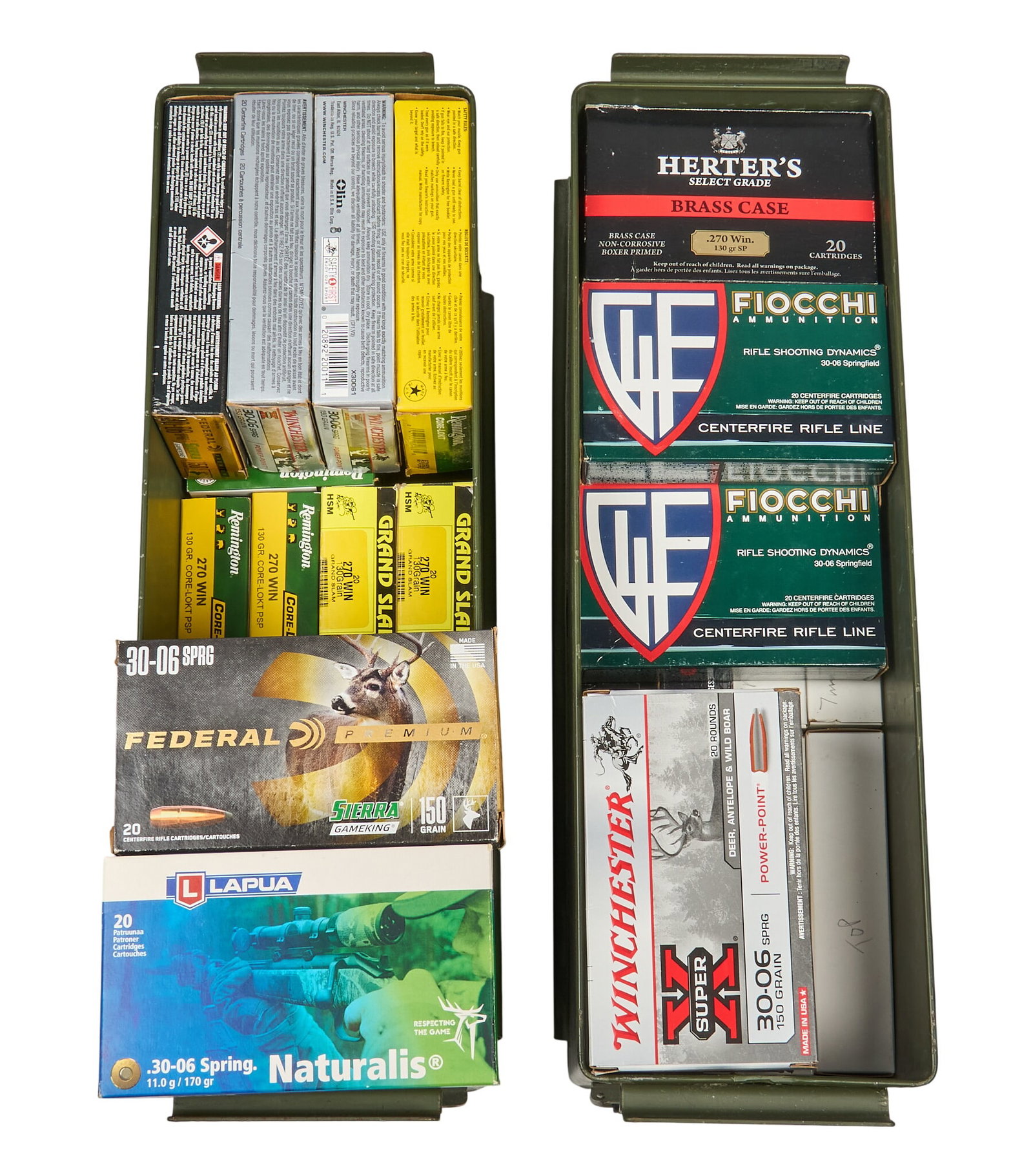 Approx. 950 Rounds of Mixed 270, 7mm-08, 7mm Rem Mag, and 30-06 Ammunition (1 of 1)