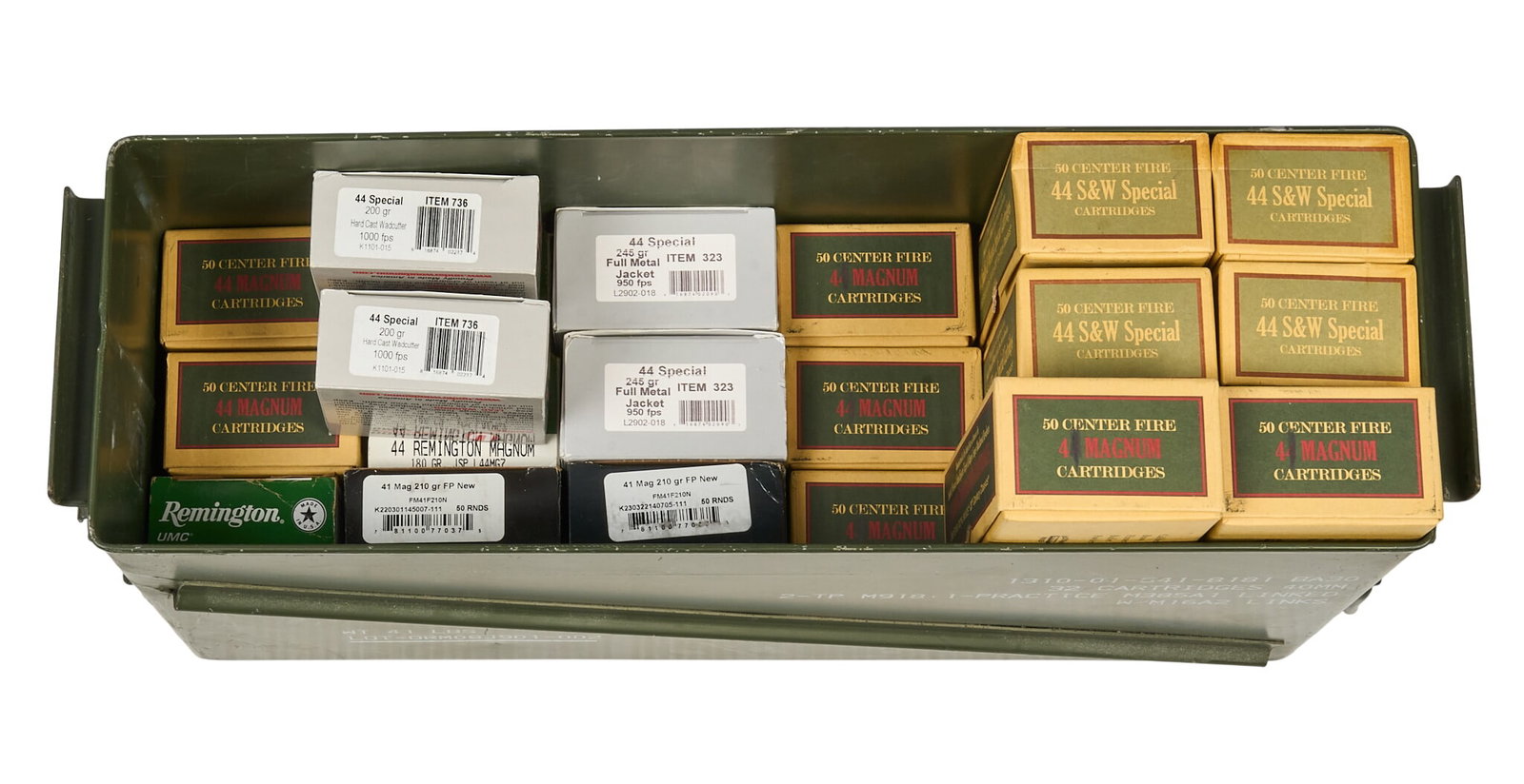 Lot of 1290 Rounds of Mixed 44 MAG, 44 Spl & 41 MAG (1 of 1)