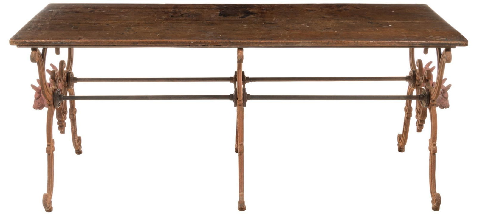 Rustic Cast Iron Table - 2