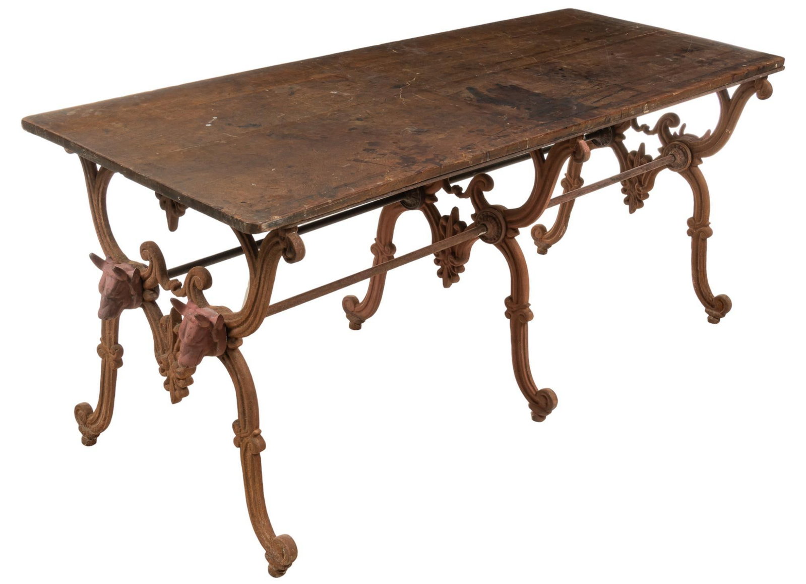 Rustic Cast Iron Table - 5