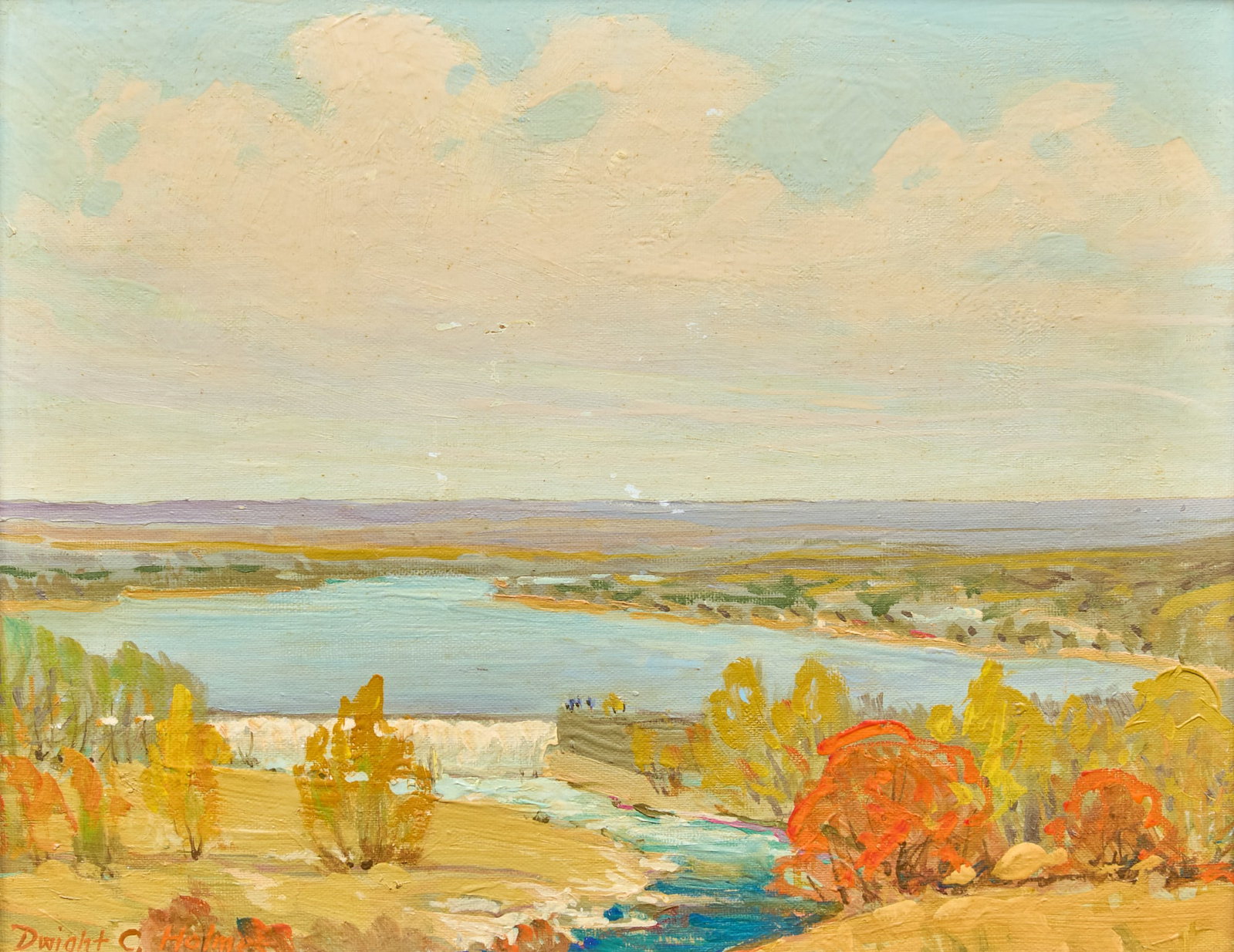 Dwight Clay Holmes, Texas Lake Scene (1 of 4)