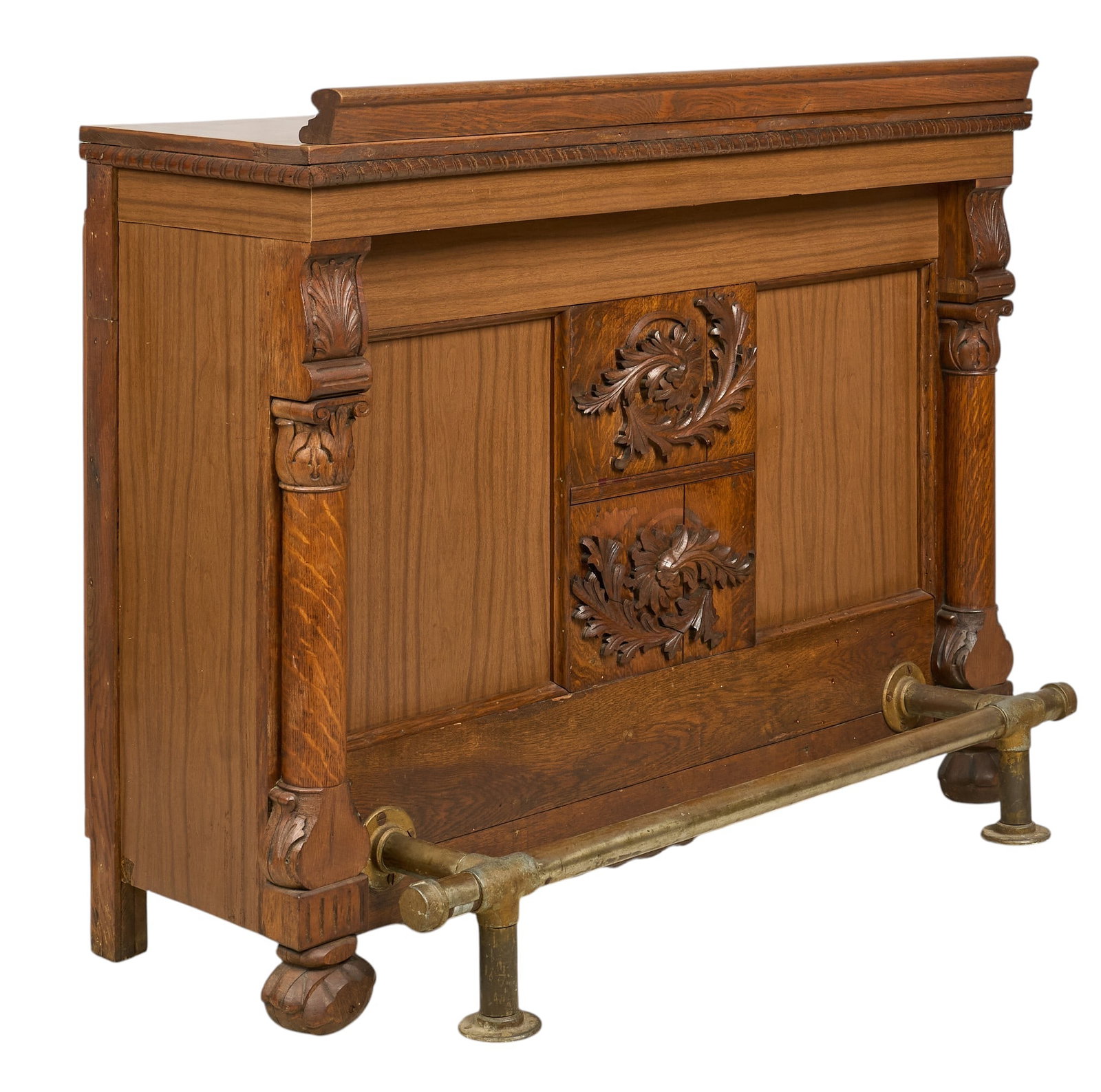 Rustic Carved Wooden Bar (1 of 6)