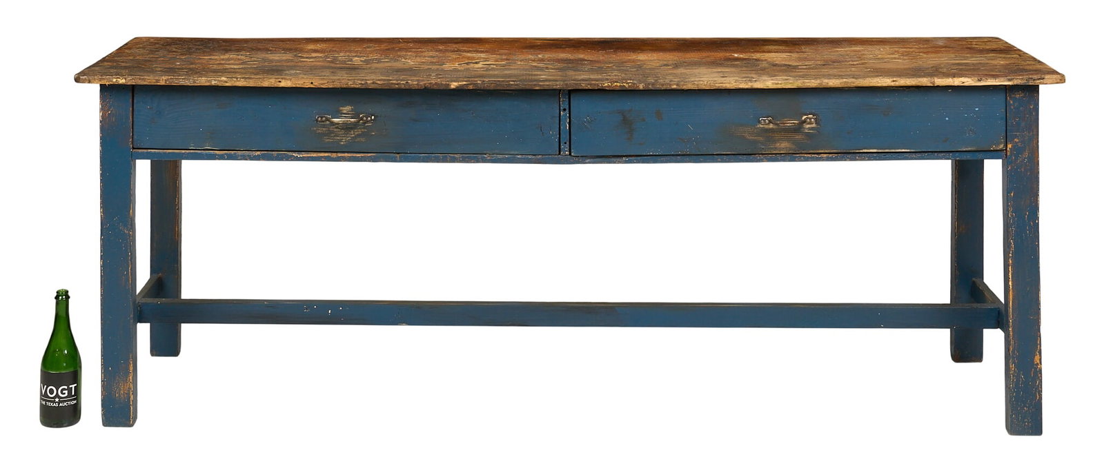Painted Farm Work Table - 3
