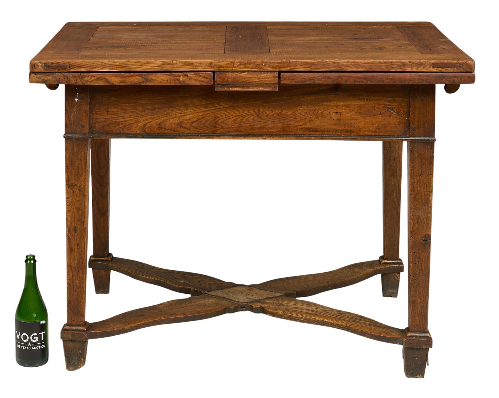 Rustic Draw-Leaf Table - 4