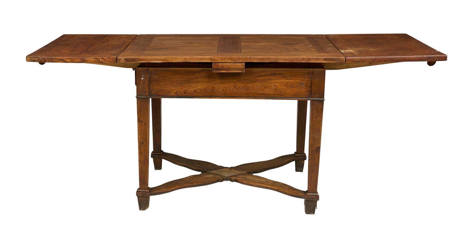 Rustic Draw-Leaf Table - 5
