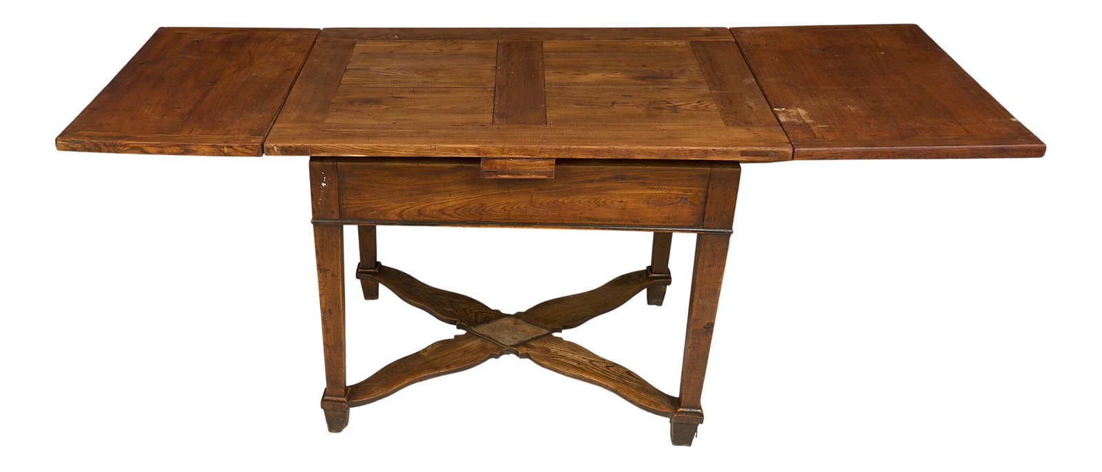 Rustic Draw-Leaf Table - 6