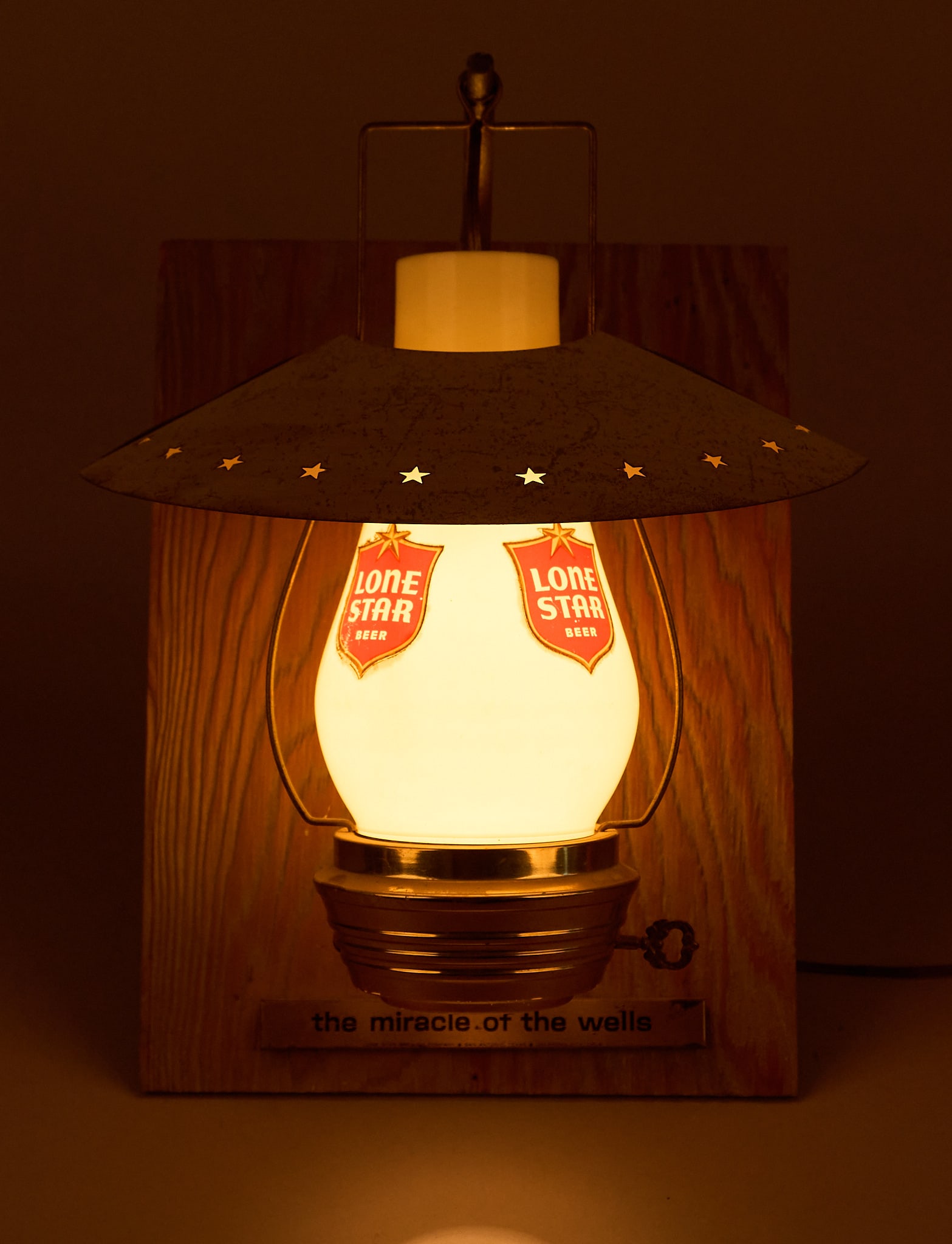 Lone Star Beer Lighted Lantern (1 of 2)
