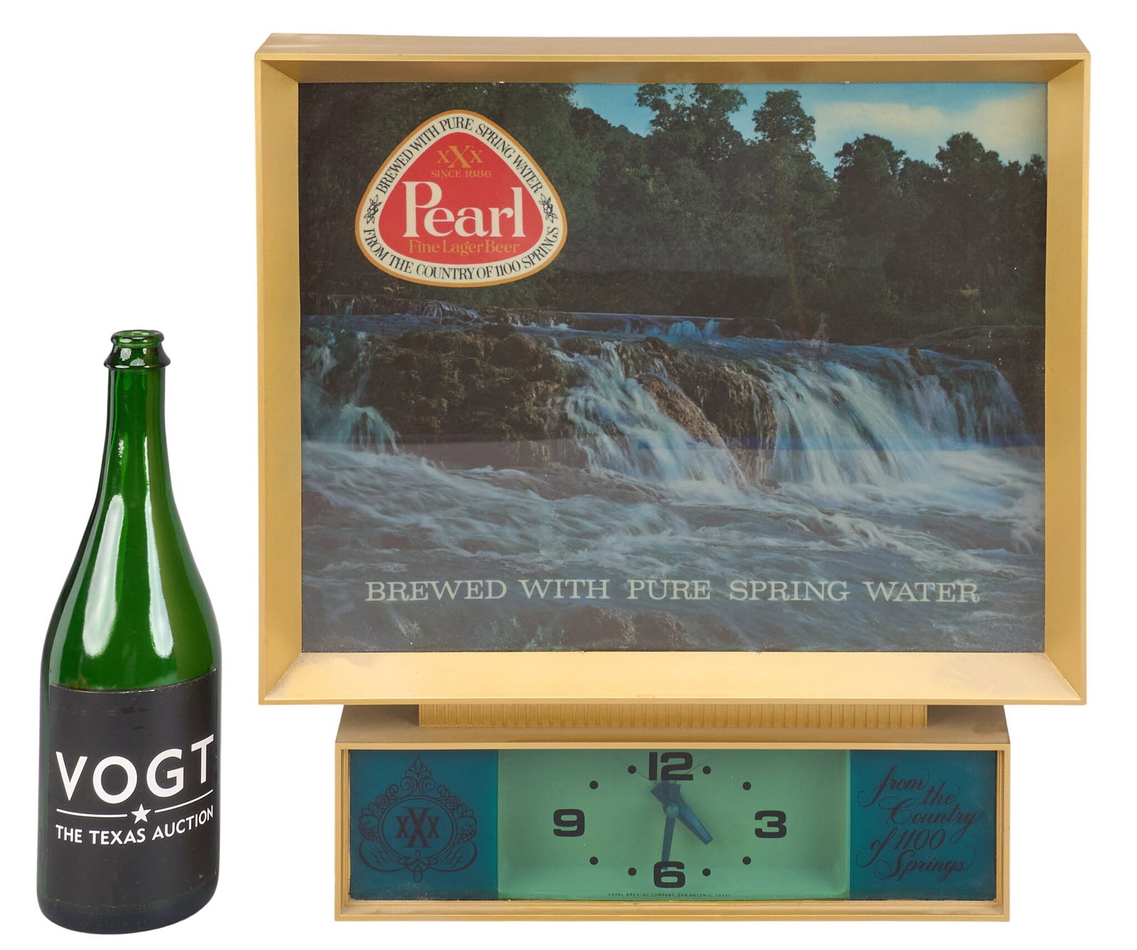 Pearl Beer Lighted Clock - 2