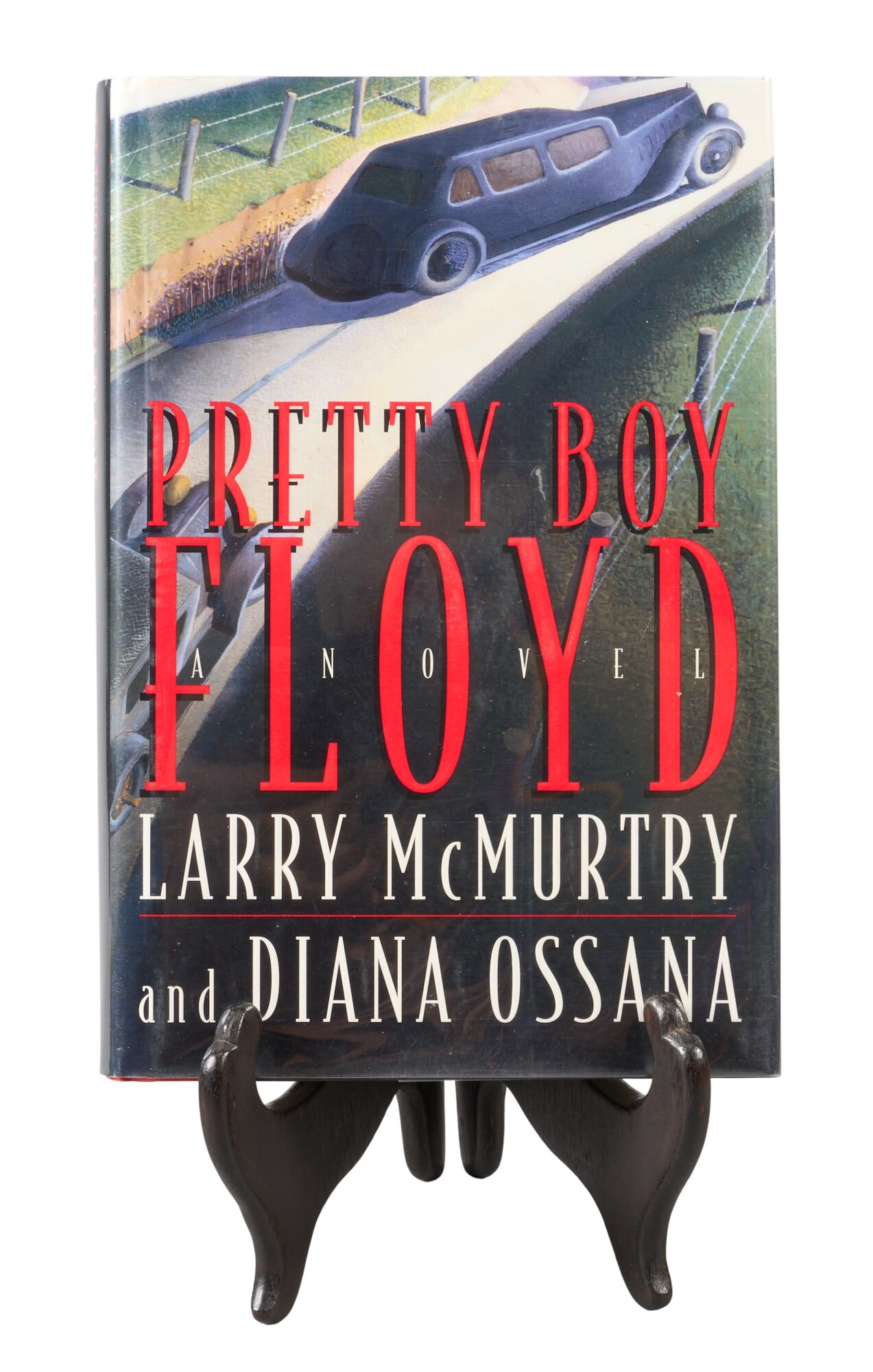 Double Signed "Pretty Boy Floyd 1994", Larry McMurtry & Diana Ossana: Double-signed copy of 1994 "Pretty Boy Floyd", published by Simon and Schuster (New York), 444 pages, hardcover with dust jacket, signed by both Larry McMurtry and Diana Ossana, octavo 
