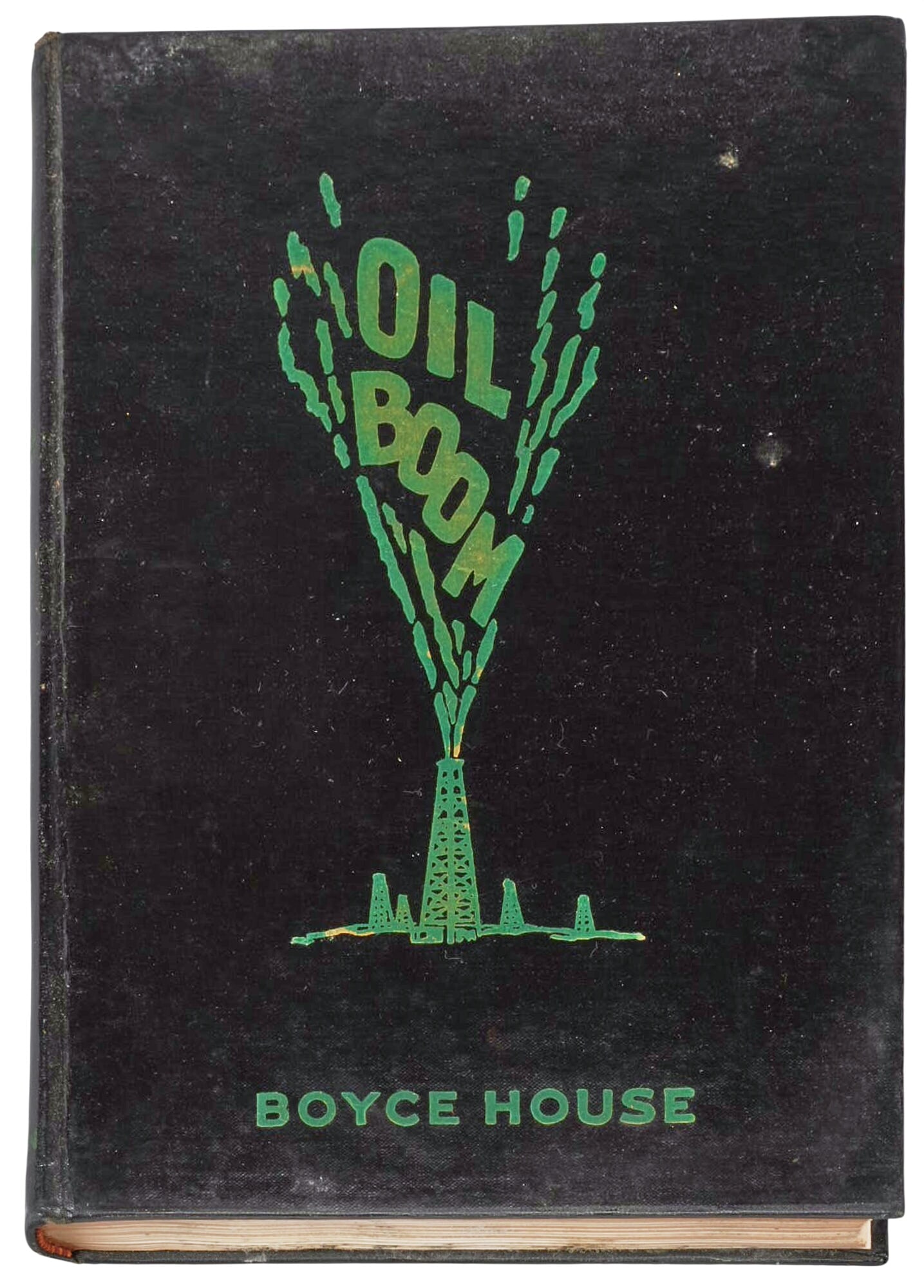 1st Ed. "Oil Boom" 1941, Boyce House: Signed first edition copy of 1941 "Oil Boom" by Boyce House, published by Caxton Printers (Caldwell, OH), 194 pages, hardcover, octavo Provenance: Property from a home in Rockport, TX 