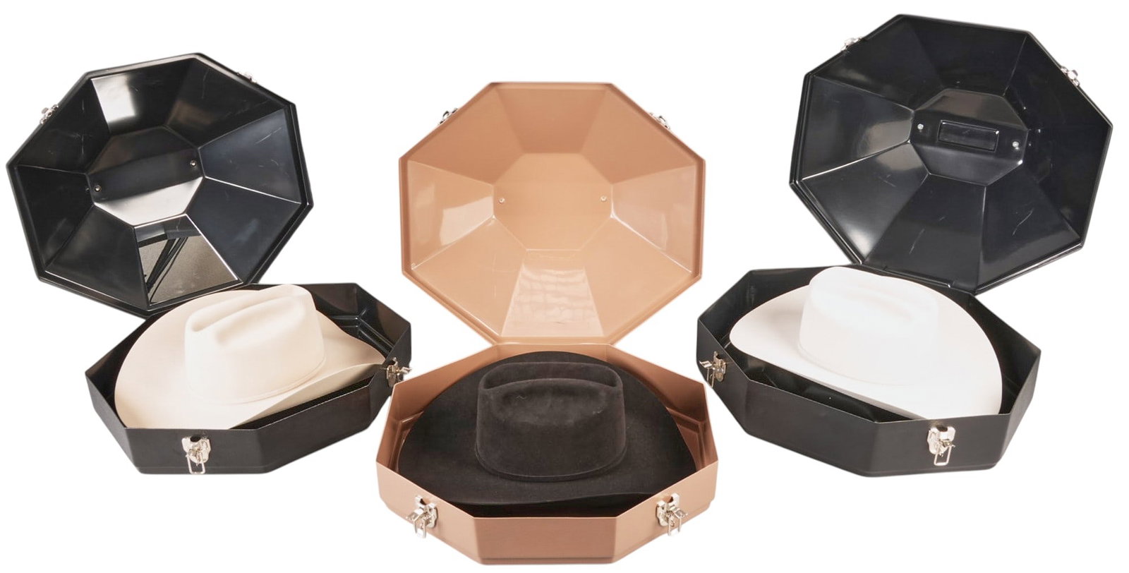 (3) Cowboy Hats in Boxes (1 of 8)