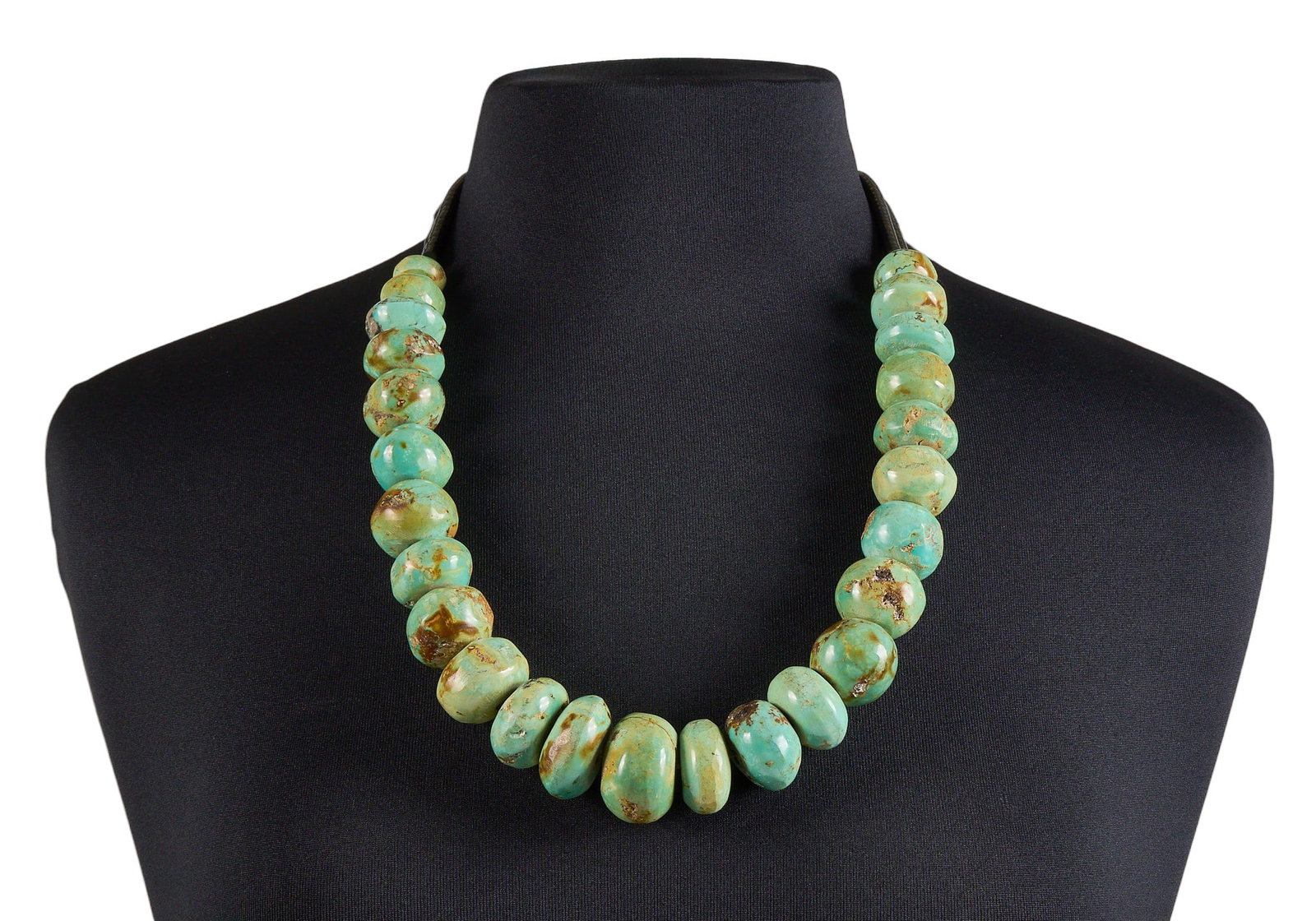 Substantial Turquoise Beaded Necklace (1 of 3)