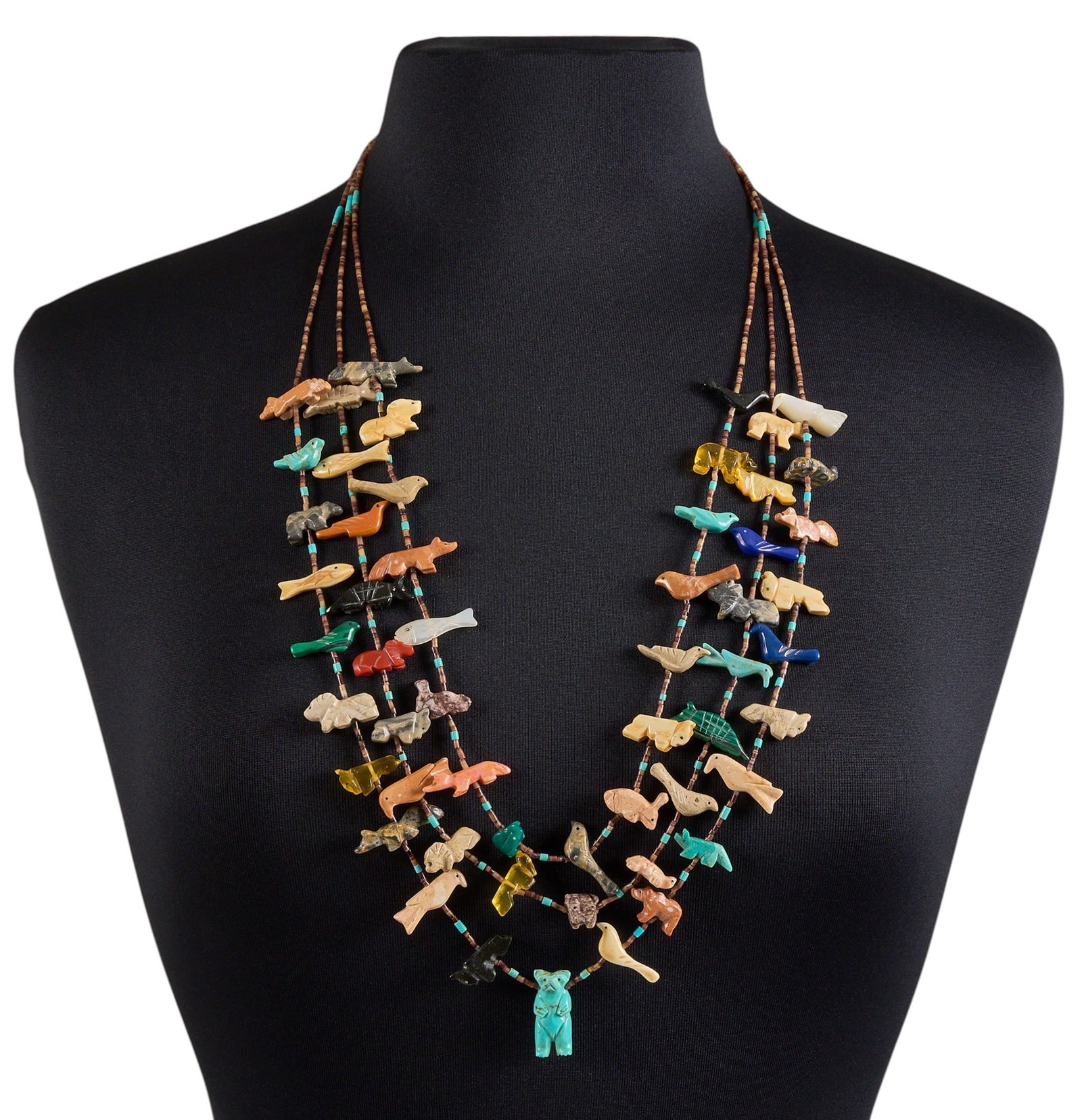 Zuni Multi-Strand Fetish Necklace (1 of 3)