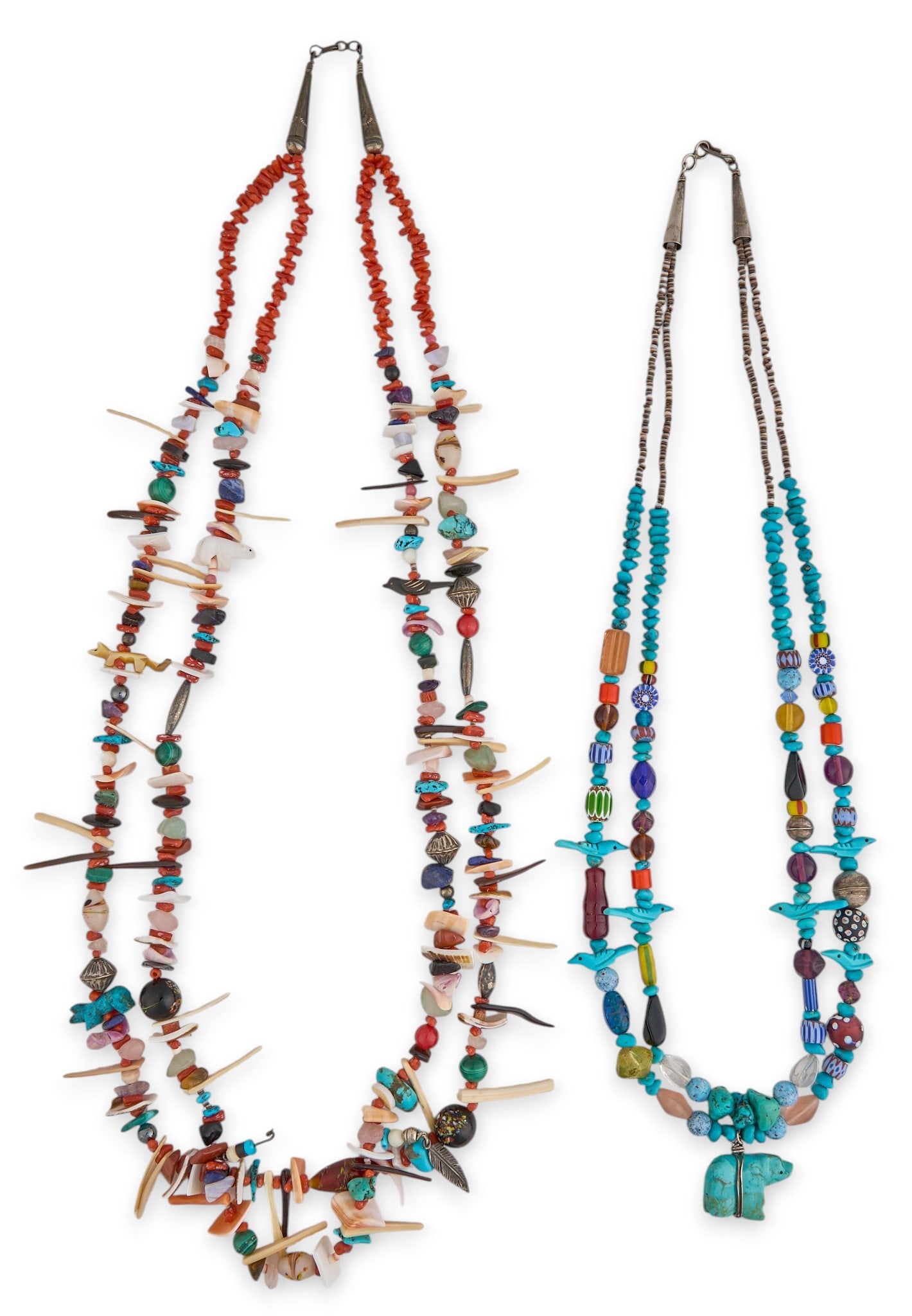(2) Native American Treasure Necklaces (1 of 3)