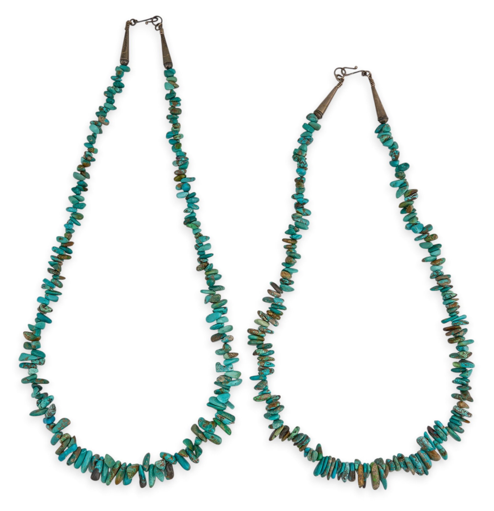 (2) Beaded Turquoise Necklaces (1 of 4)