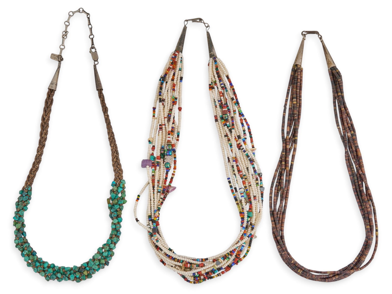 (3) Santo Domingo Beaded Necklaces (1 of 4)
