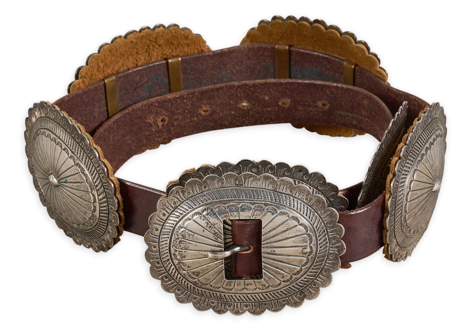 Sterling Silver Concho Belt (1 of 5)