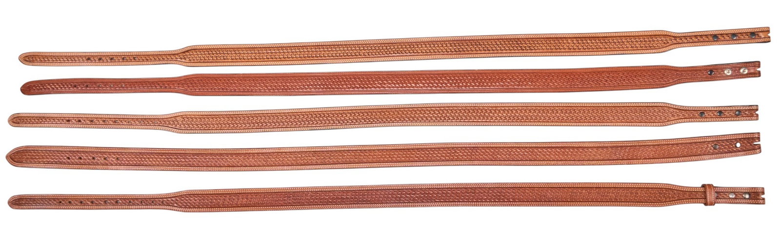 (5) Vogt Leather Belts, Size 40 (1 of 6)