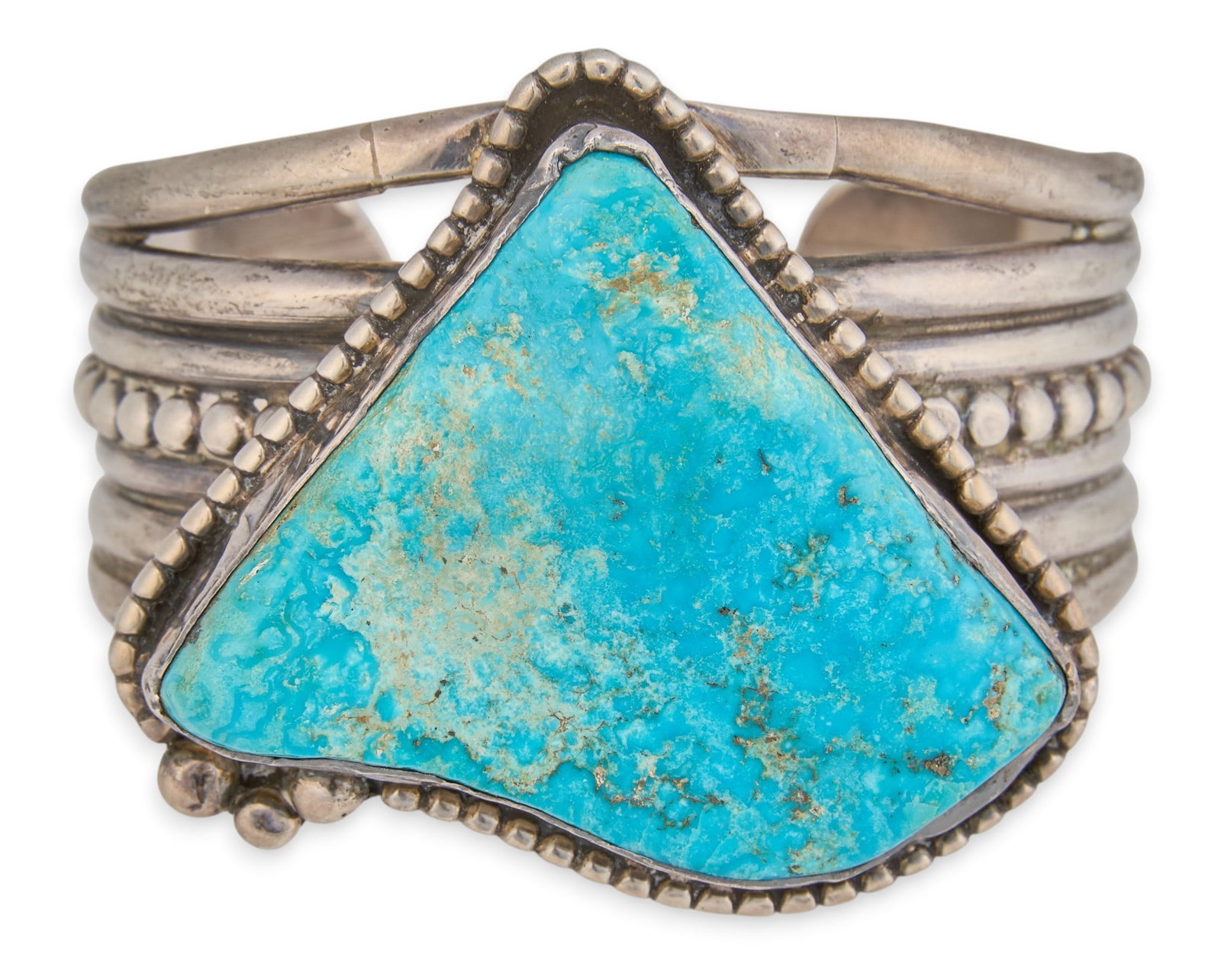 Sterling Silver & Turquoise Cuff (1 of 6)