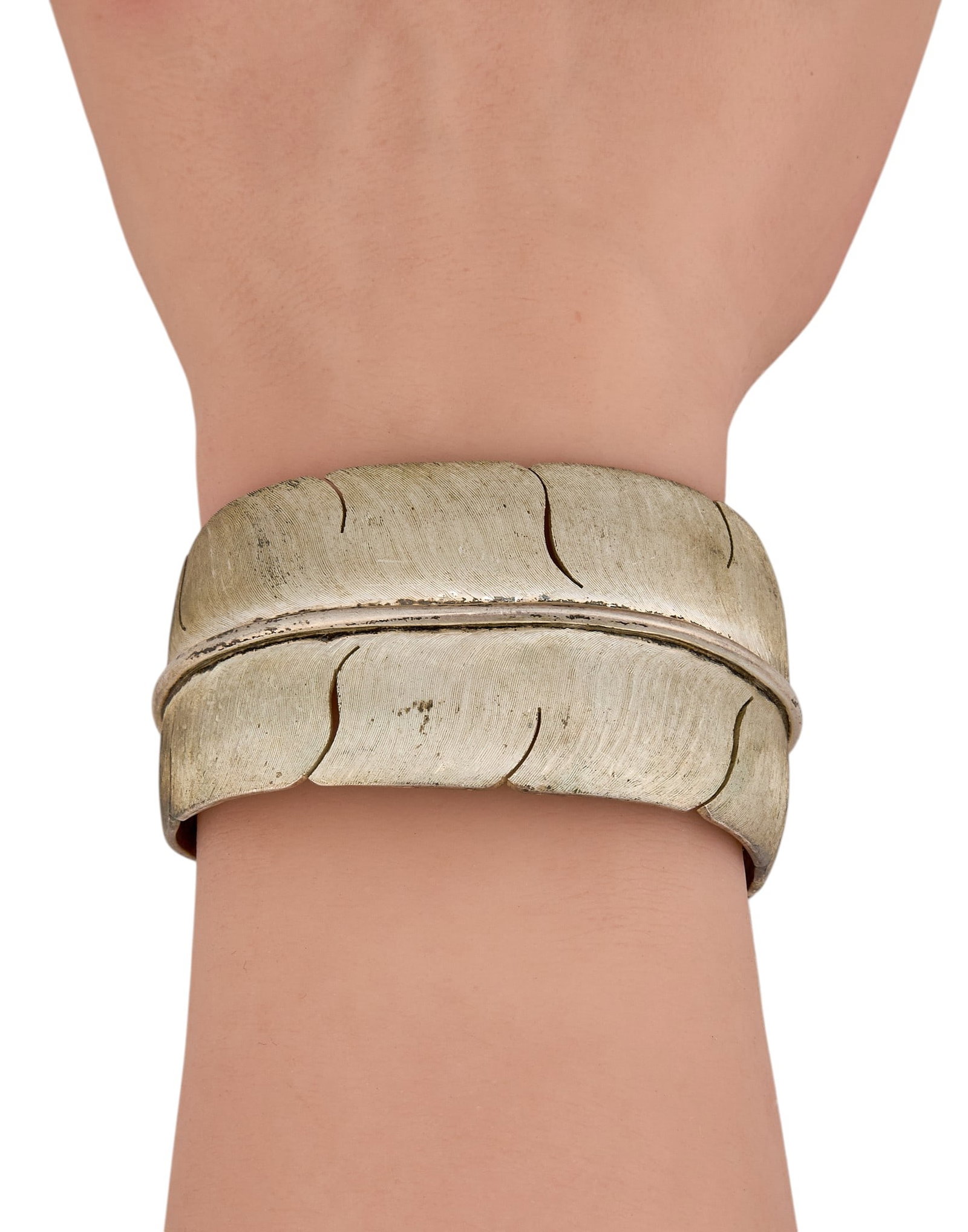 Sterling Silver Feather Cuff - 2