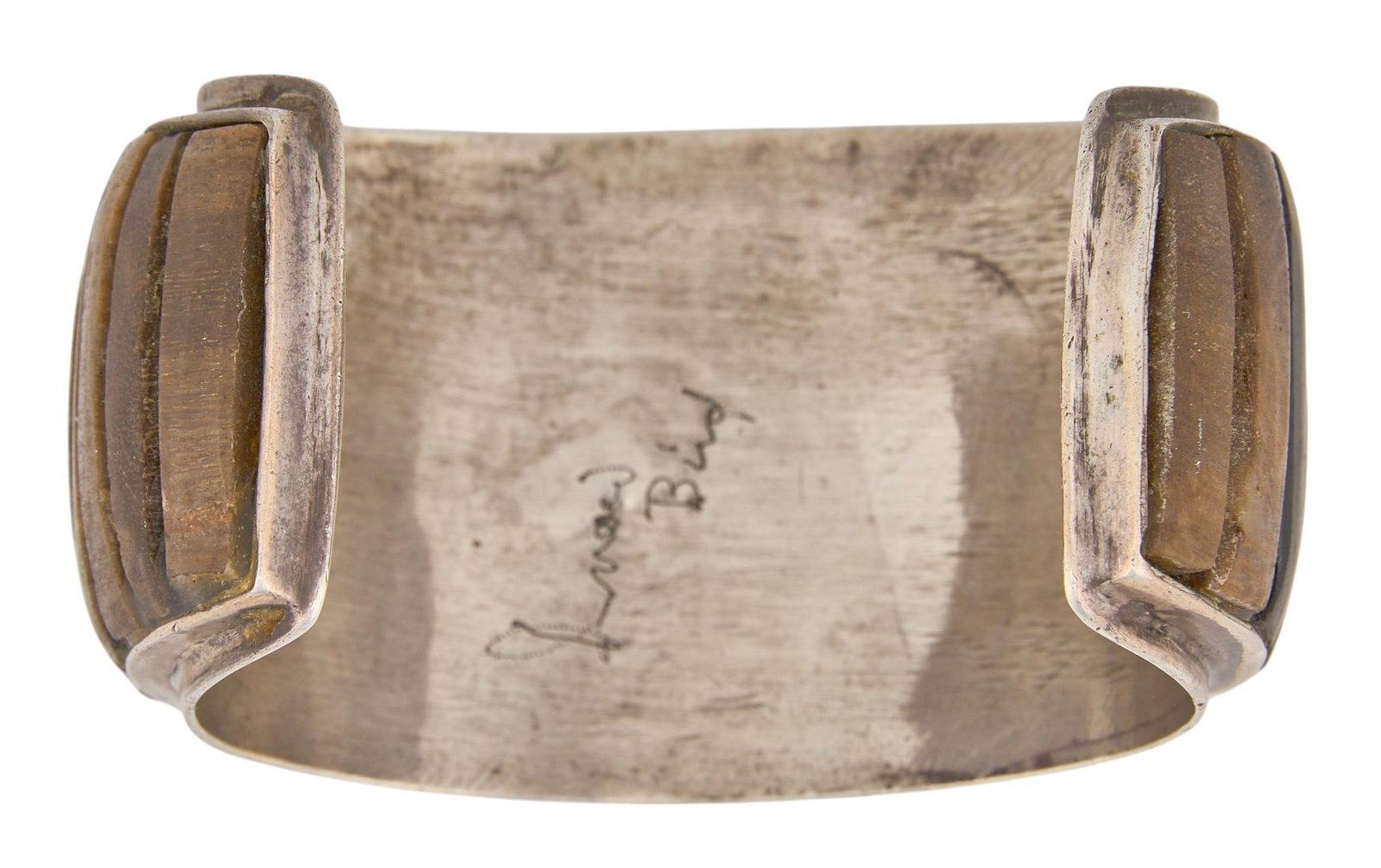 Signed Sterling & Multi-Stone Cuff - 5