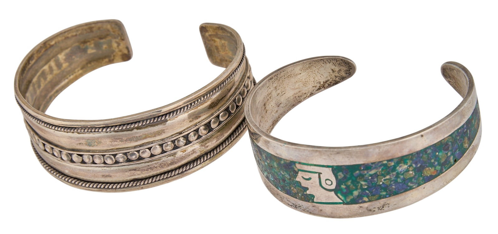 (2) Sterling Silver Cuffs - 2