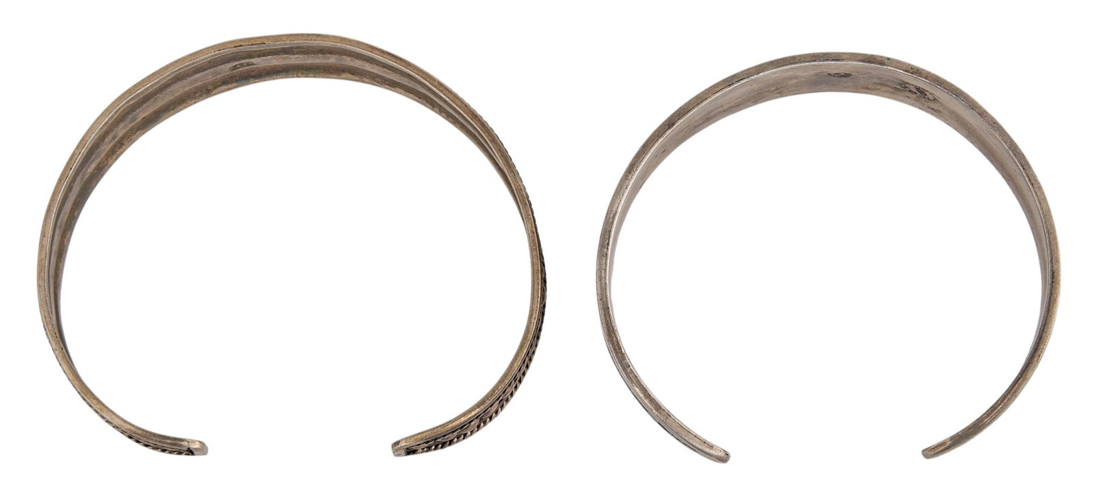 (2) Sterling Silver Cuffs - 3