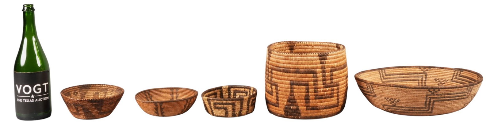 (5) Handwoven Baskets - 2
