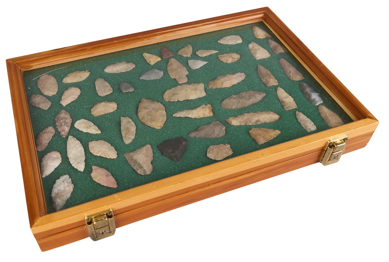 Framed Arrowhead Display - 3