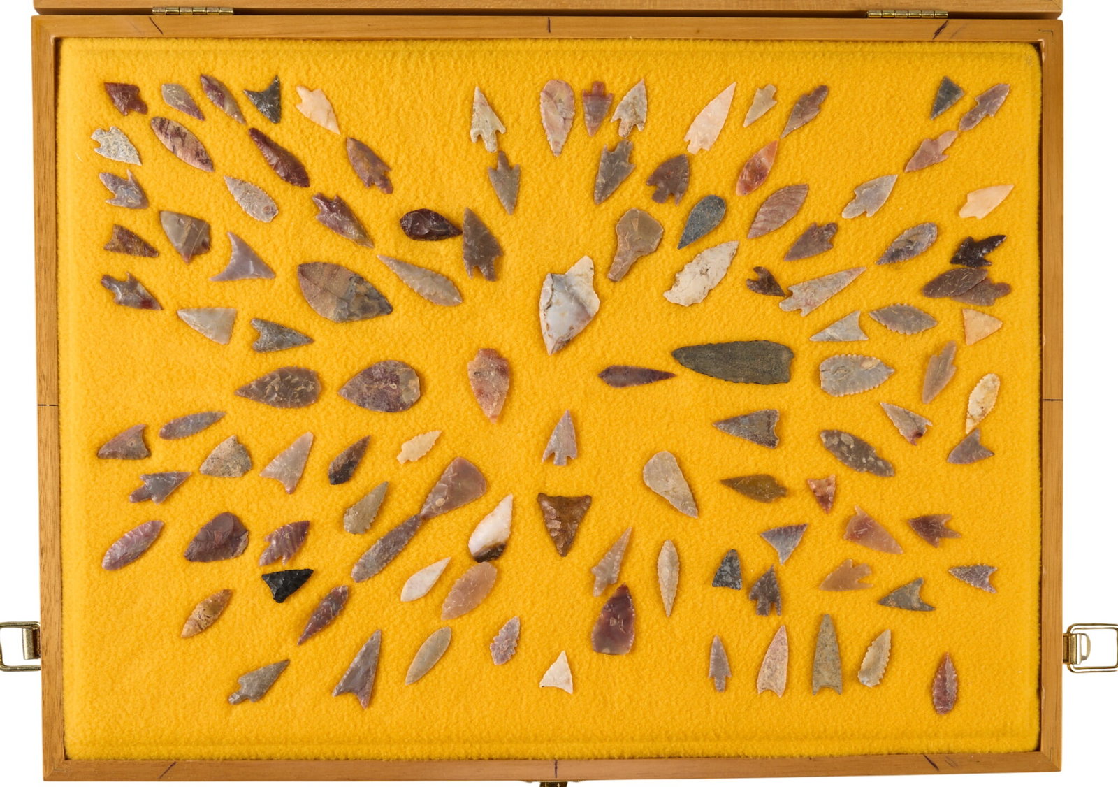 Framed Arrowhead Display - 3