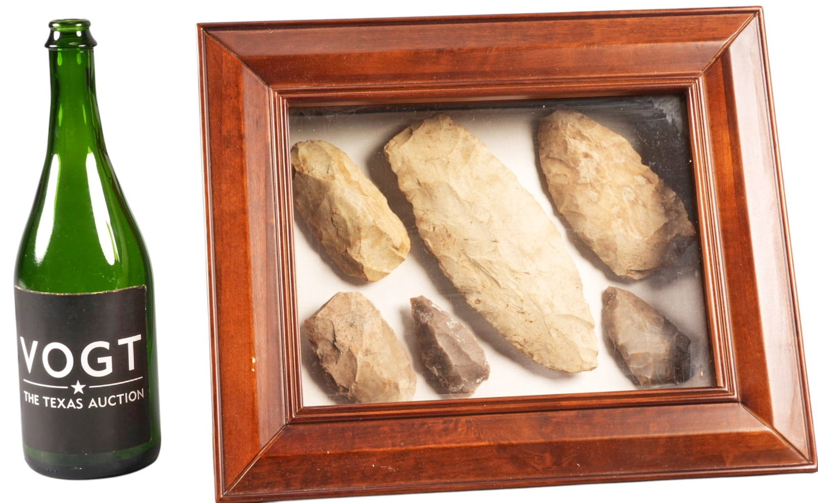 Framed Native American Tool Points - 2