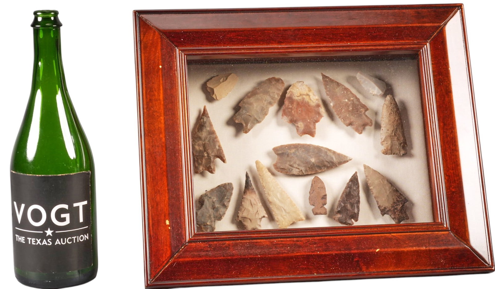 Framed Native American Projectile Points - 2