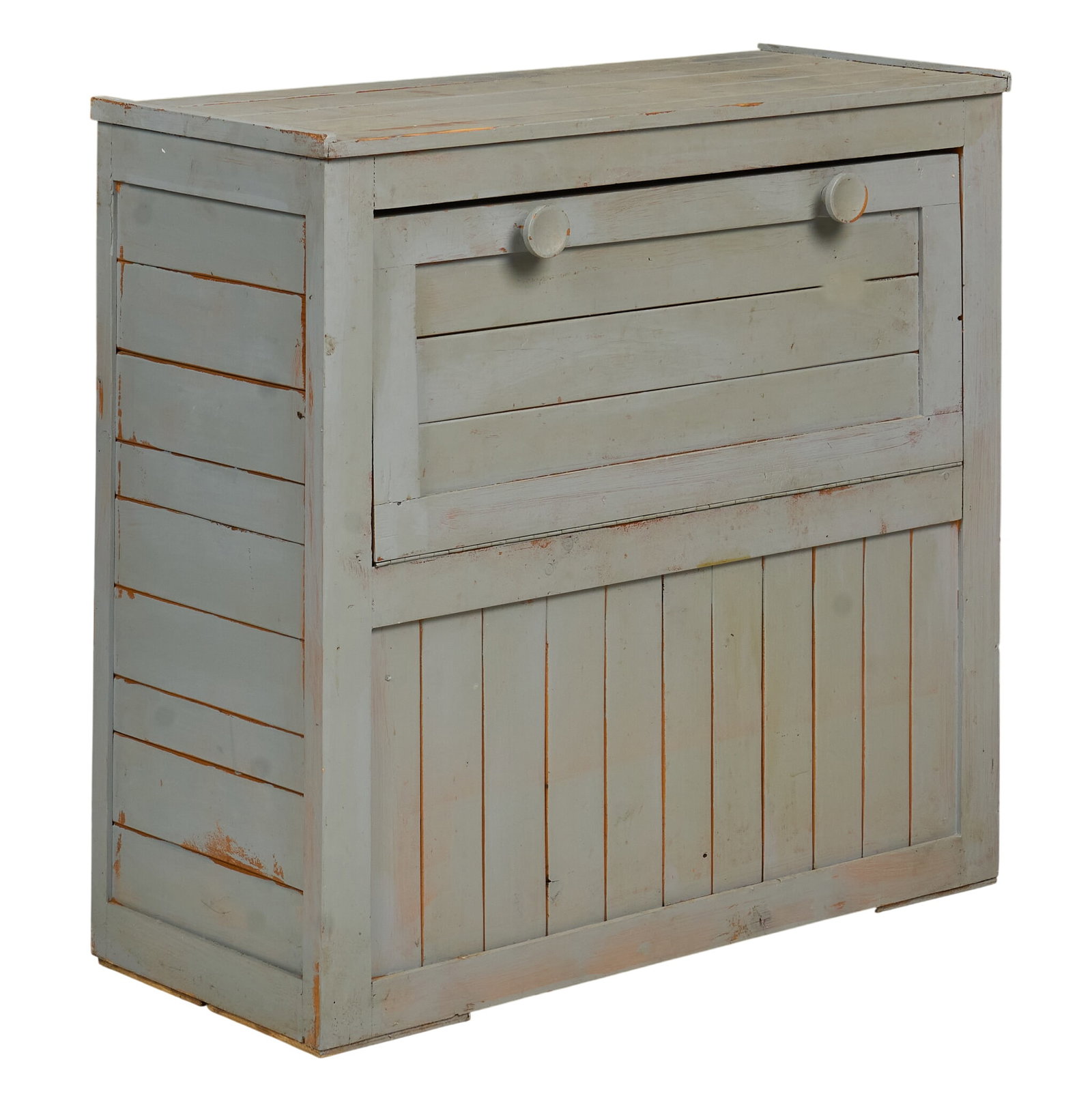 Painted Farmhouse Cabinet: Painted farmhouse cabinet with dropdown door height 34 in. x width 36 in. x depth 32 in.