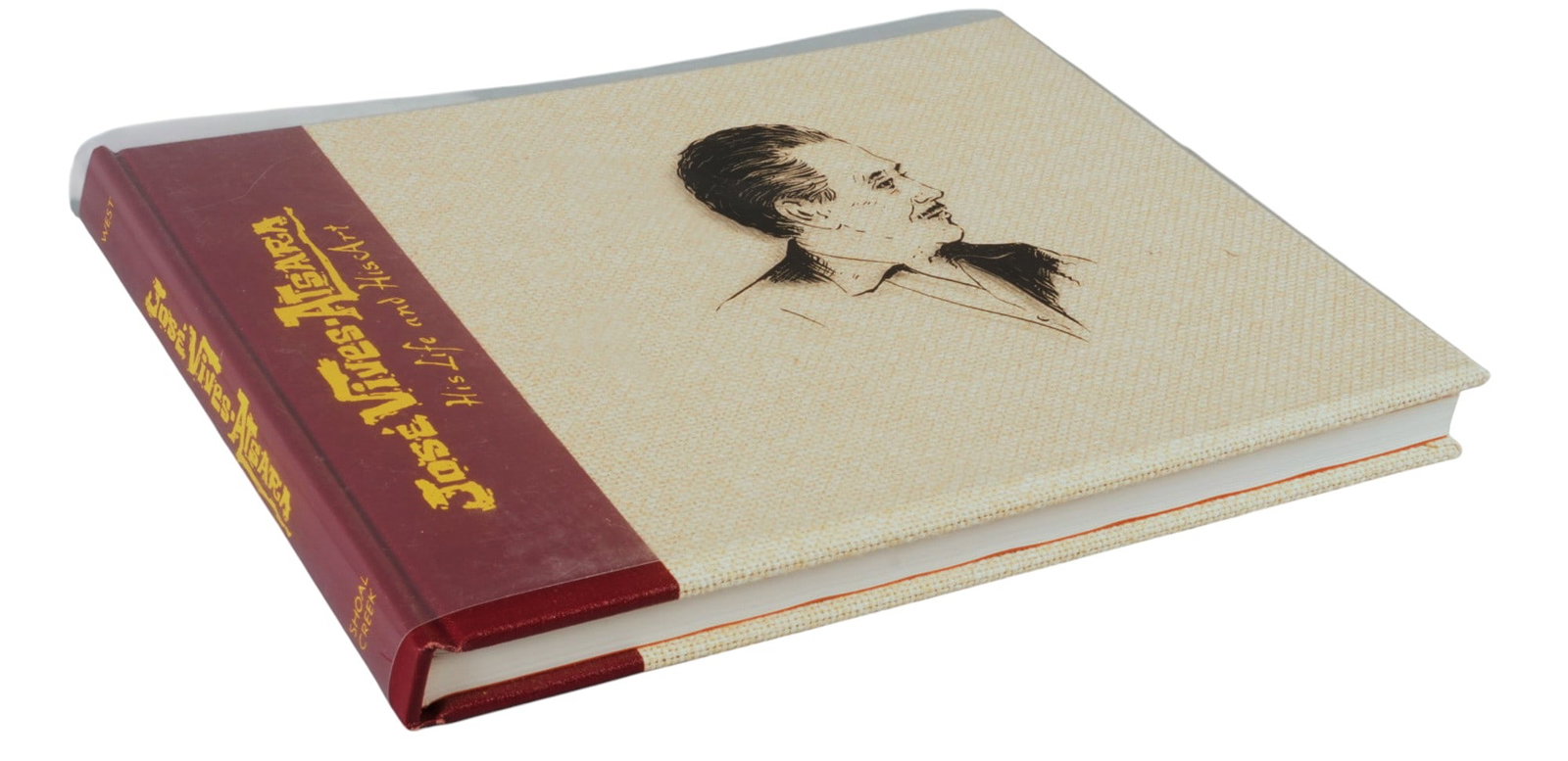 Jose Vives-Atsara, "His Life and His Art": Jose Vives-Atsara (Spain / San Antonio, Texas, 1919-2004), "His Life and His Art" by Nancy Glass West, pub. 1976, hardcover book with dust jacket, signed by the author and Vives-Atsara,