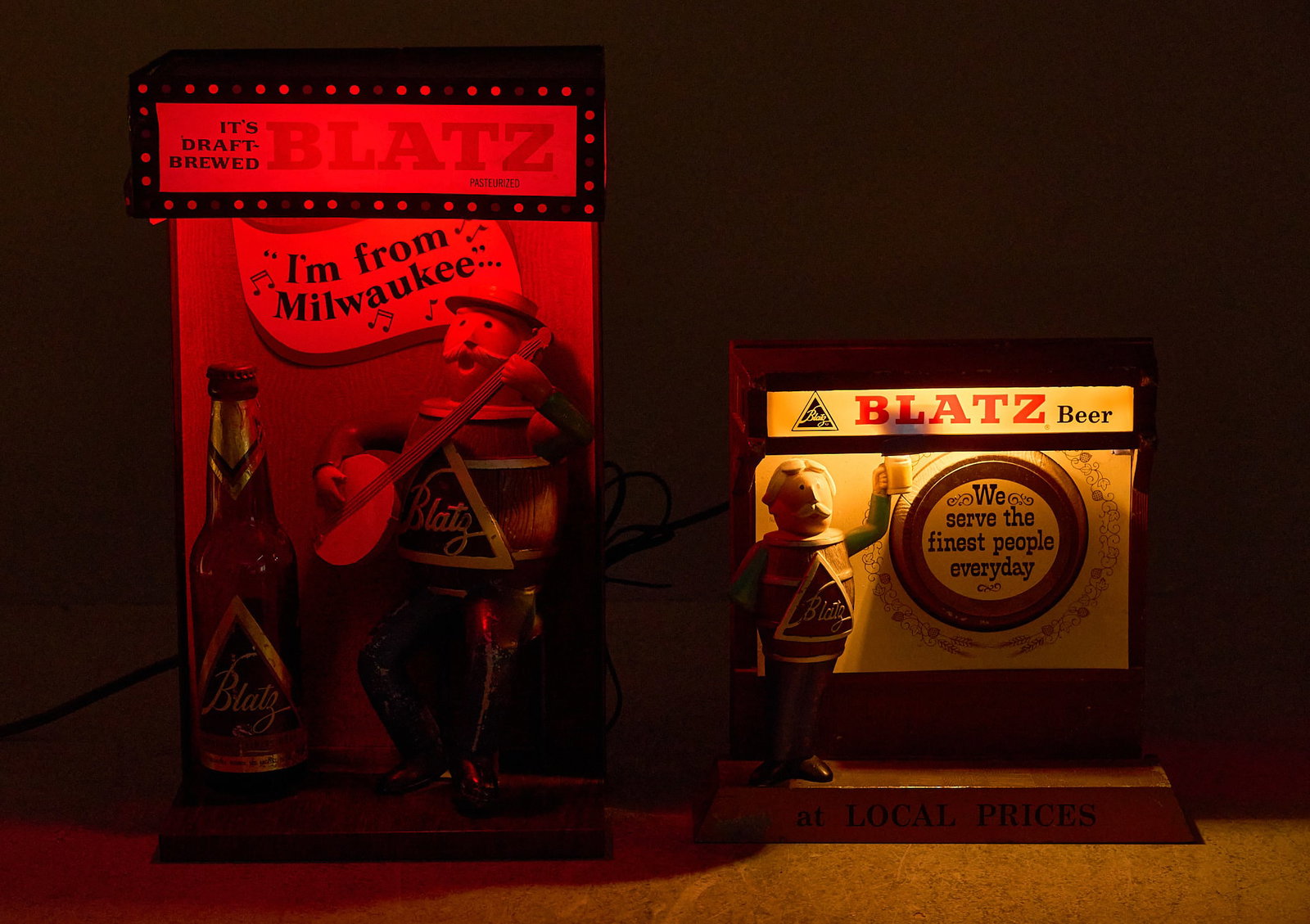 (2) Blatz Beer Lights - 2