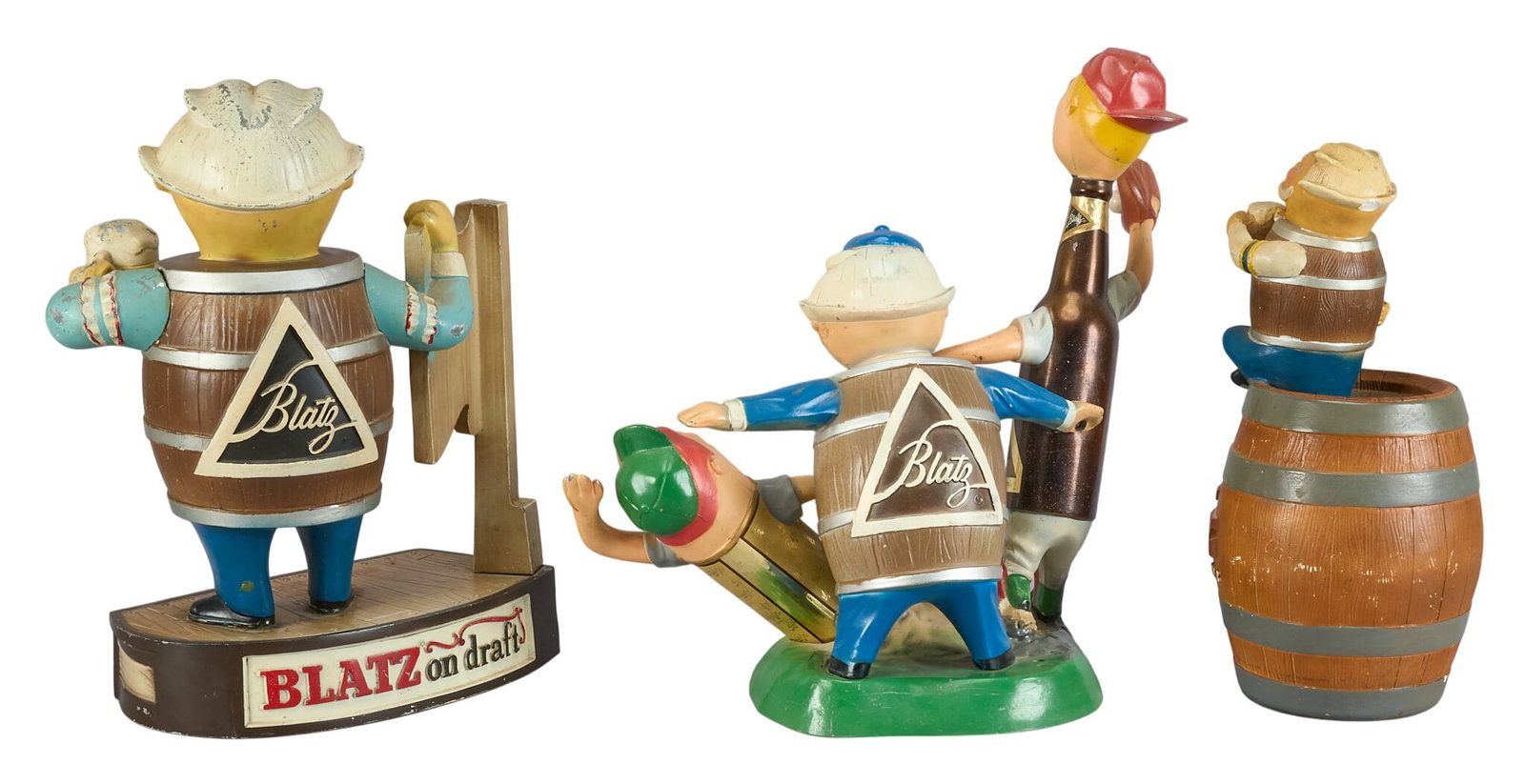 (3) Blatz Beer Barrel Objects - 3