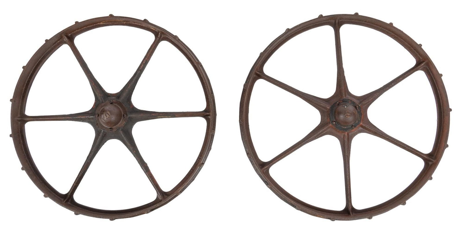 Pair of Spoke Wagon Wheels (1 of 4)