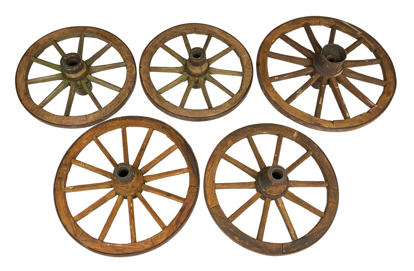 (5) Vintage Wagon Wheels (1 of 3)