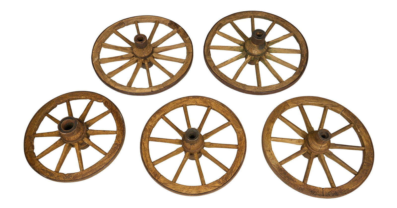 (5) Primitive Wagon Wheels (1 of 3)