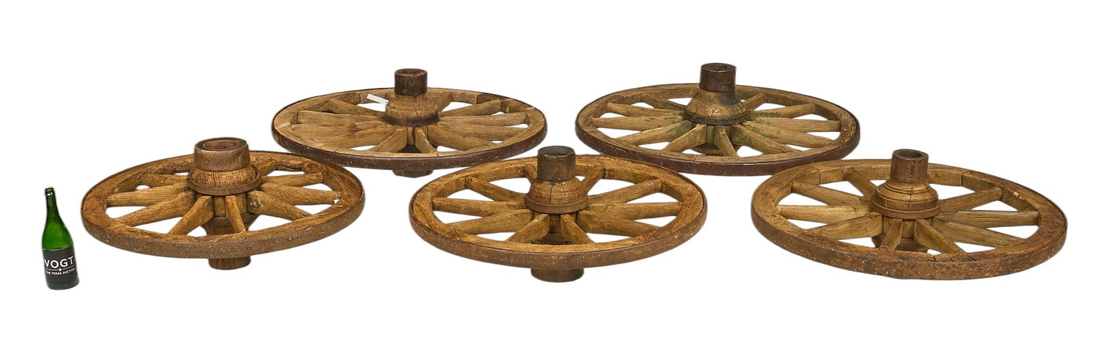 (5) Primitive Wagon Wheels - 3