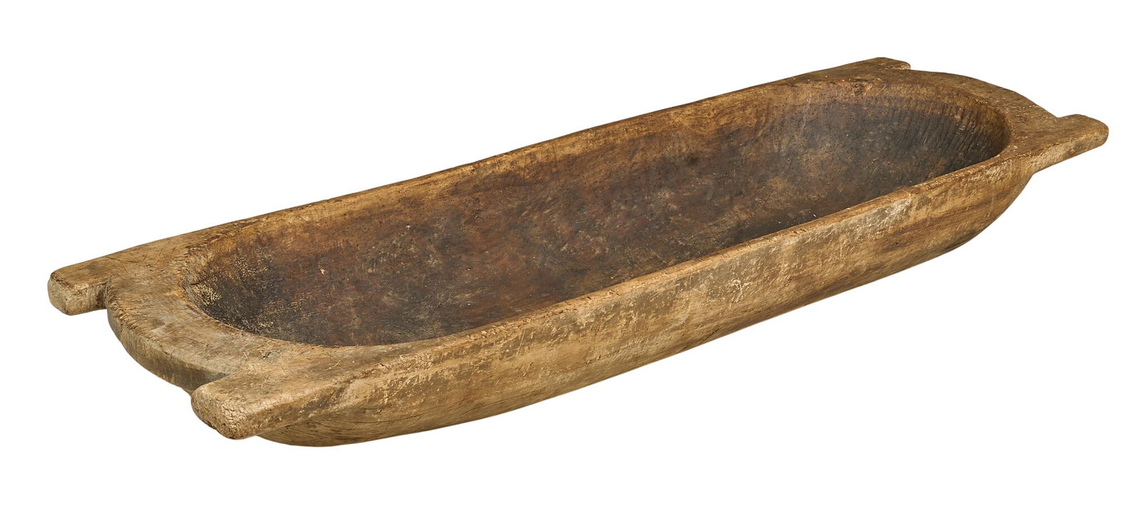 Primitive Wooden Dough Bowl (1 of 3)