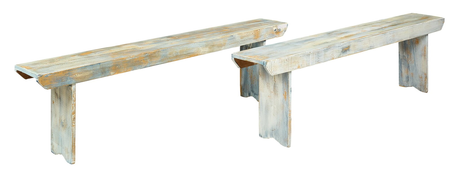 Pair of Painted Benches (1 of 3)