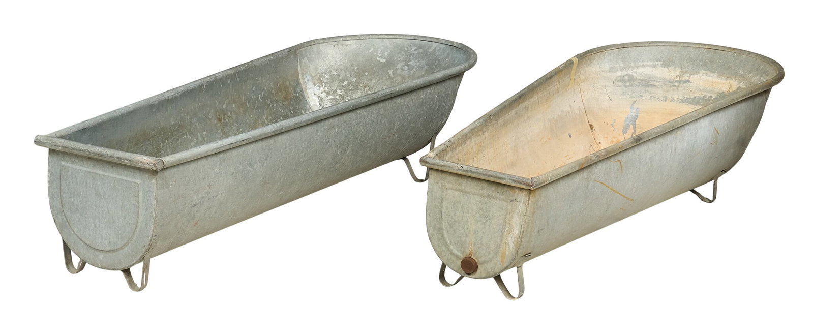 (2) Galvanized Tubs (1 of 3)