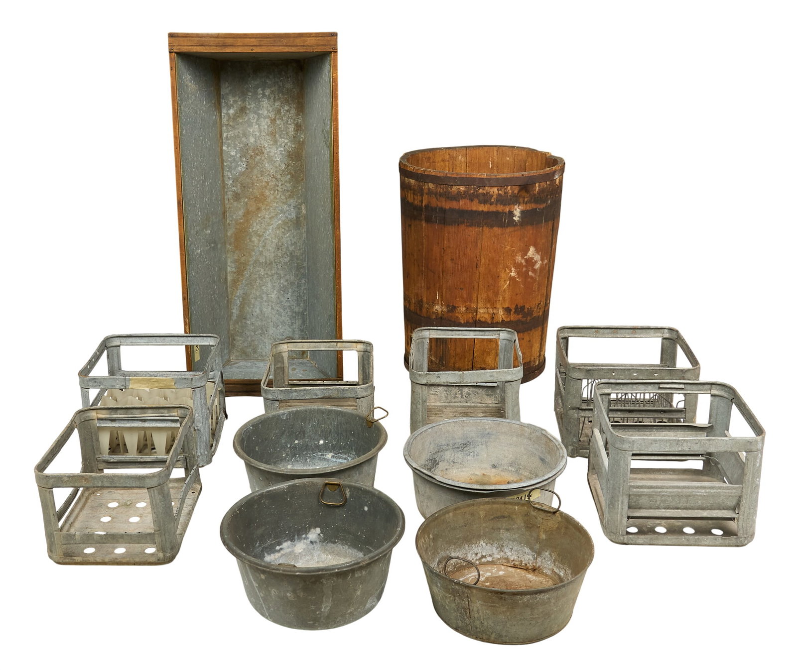Lot of Galvanized Items (1 of 3)