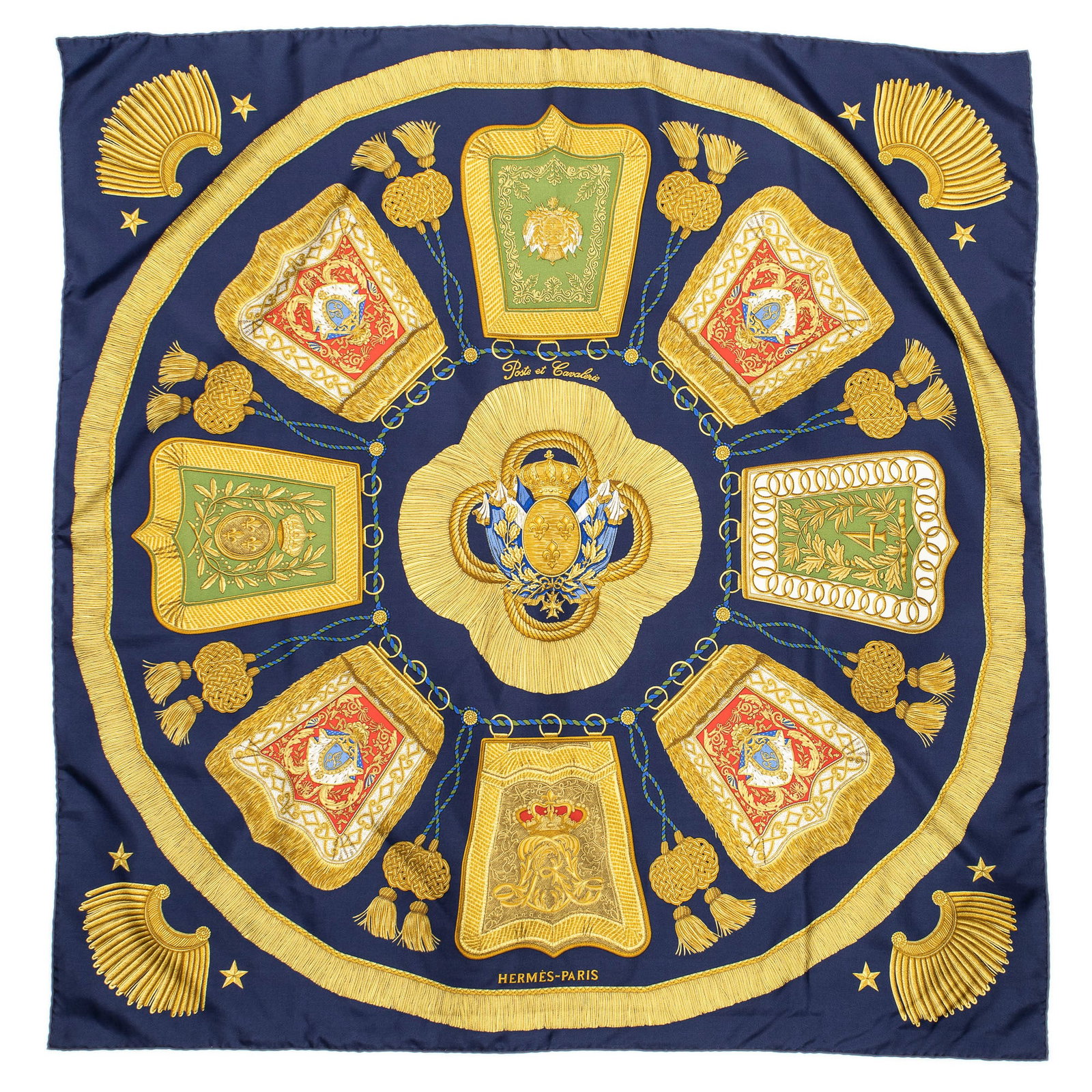 Hermès Poste et Cavalerie Silk Scarf (1 of 5)