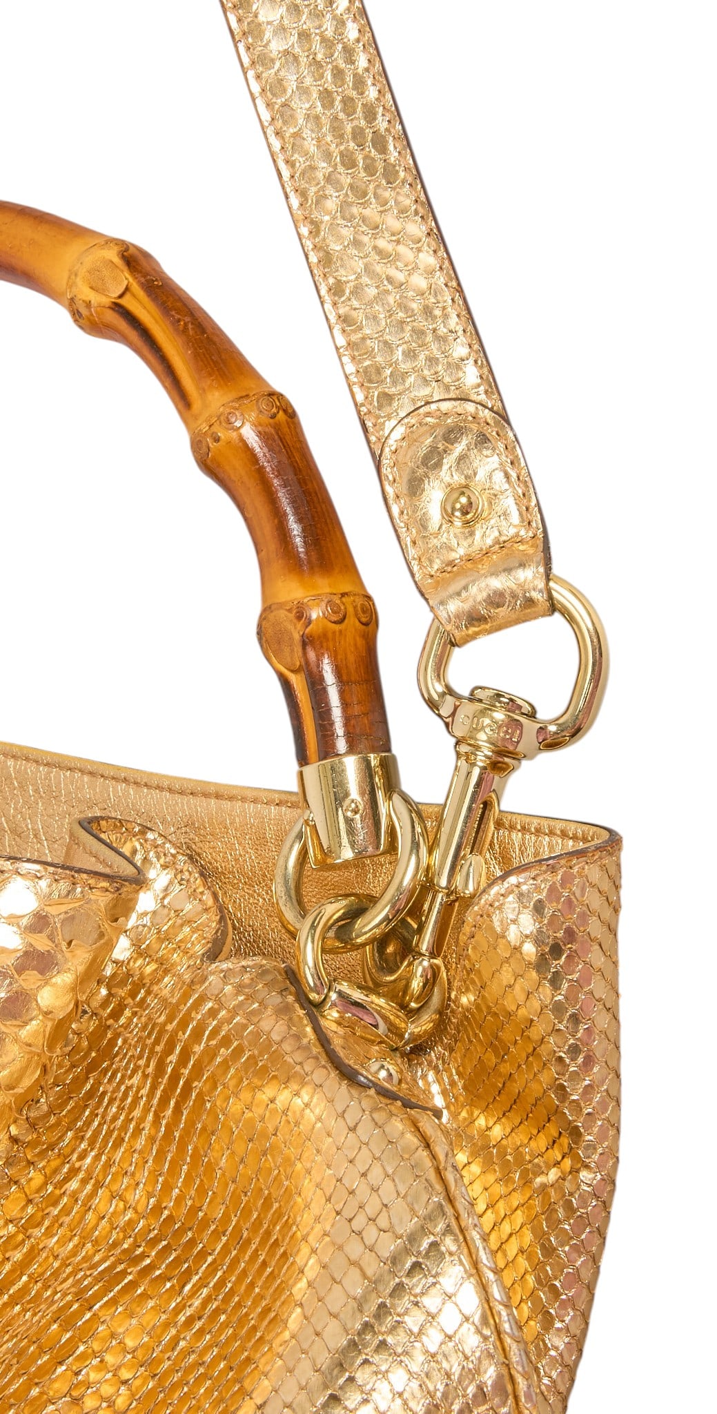 Gucci Copper Python Purse - 5
