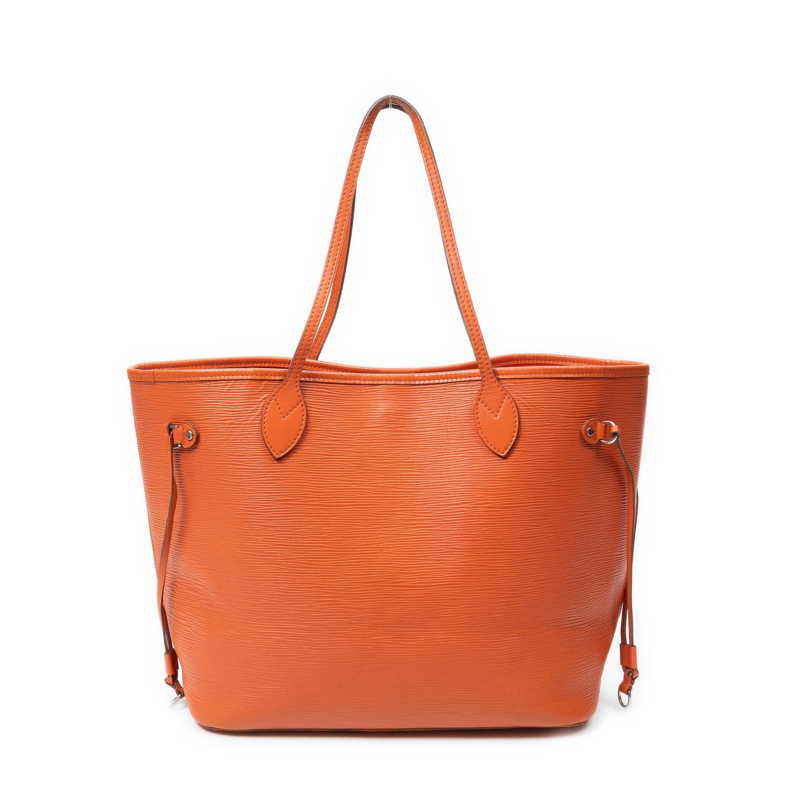 Louis Vuitton Neverfull MM Shoulder Bag: Louis Vuitton Neverfull MM shoulder bag in piment Epi leather, golden brass hardware, marked CA1183 (18th week of 2013); third-party authenticated 12.5 in. x 11.25 in. x 6.25 in. Condition AB; very