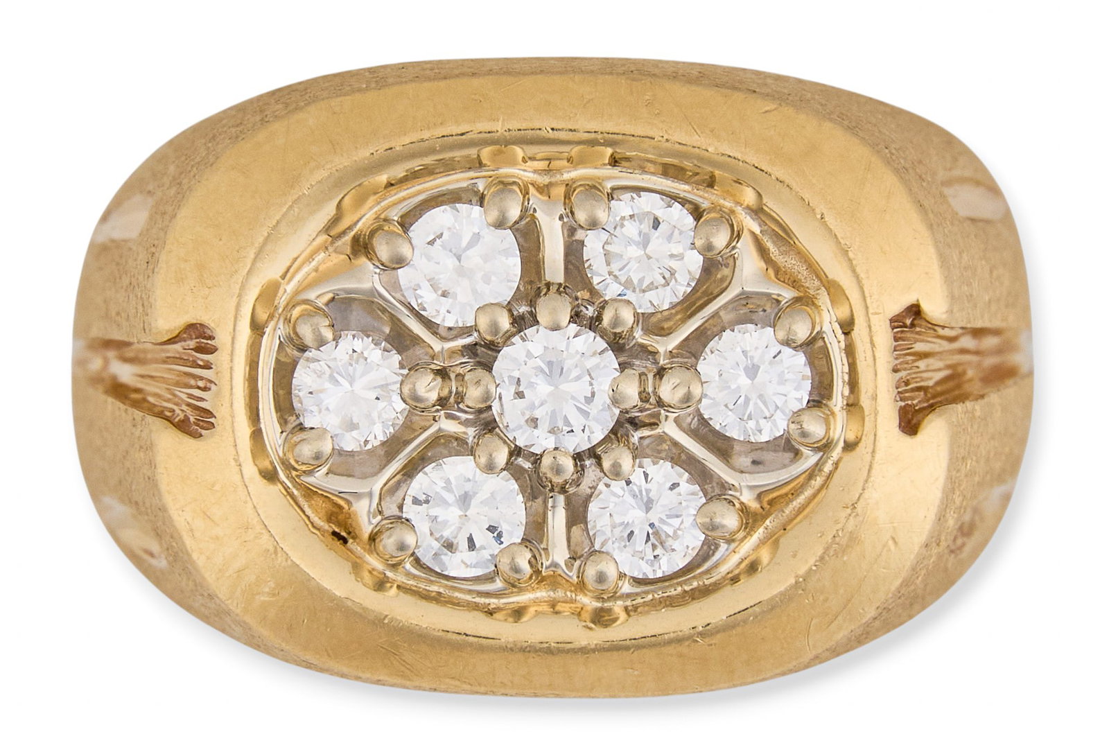 14K Diamond Mens Ring (1 of 5)