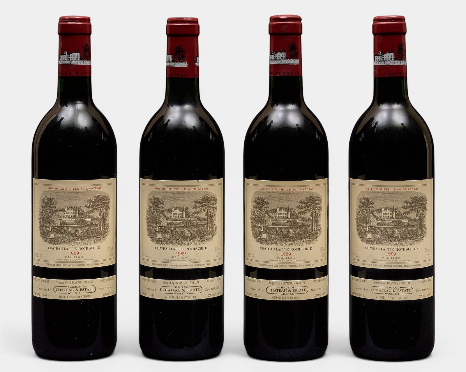 (4) 1989 Chateau Lafite Rothschild Pauillac (1 of 2)