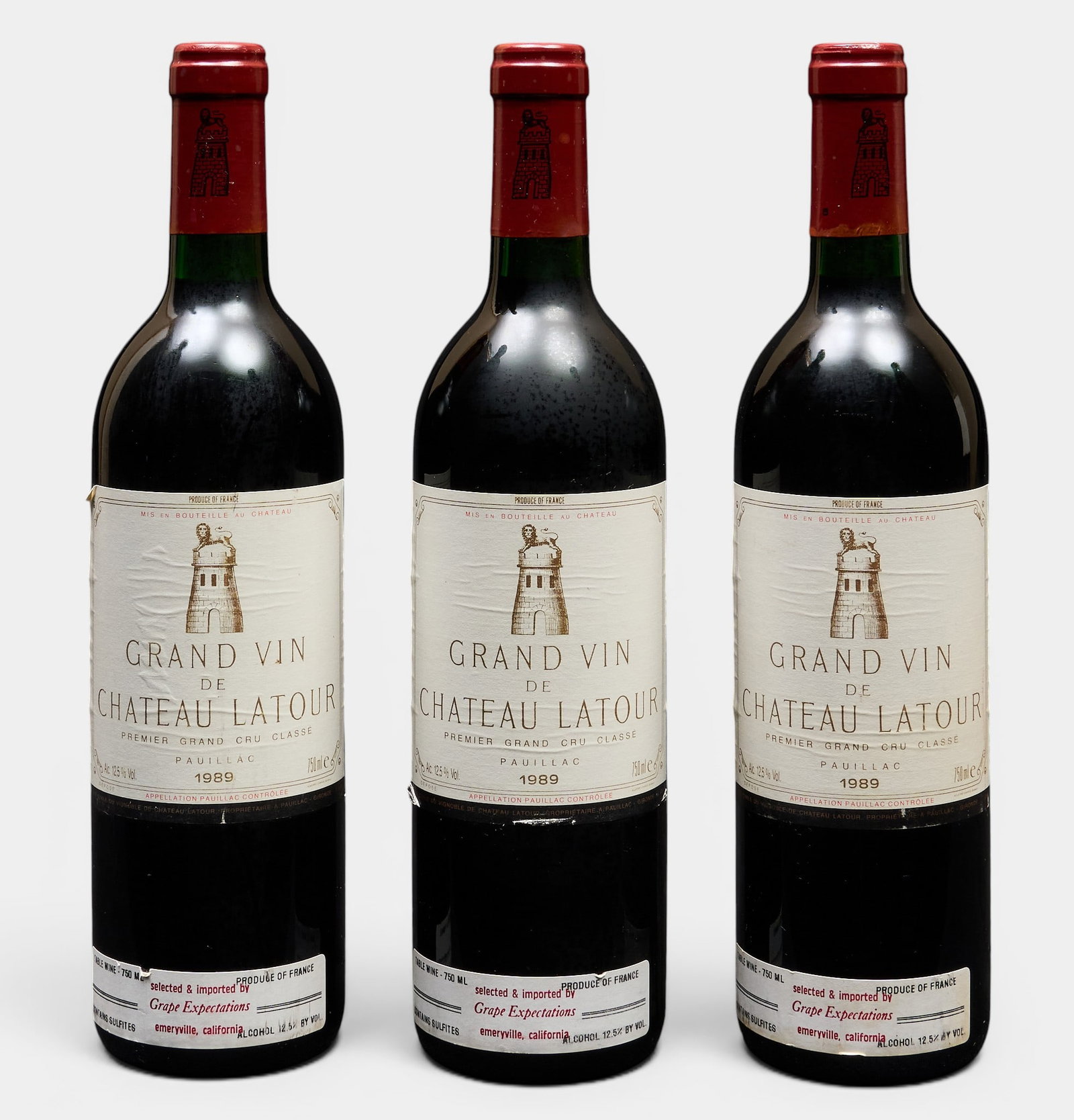 (3) 1989 Chateau Latour Pauillac (1 of 2)